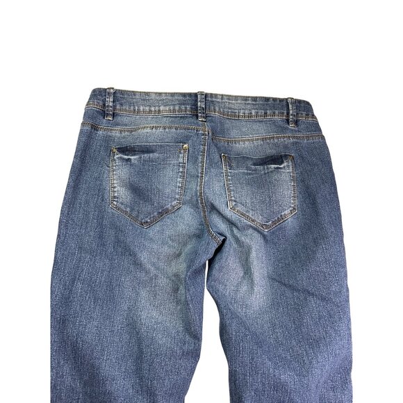 Clockhouse Skinny Leg Blue Denim Jeans Size EUR 40 US 10 Medium Wash - Picture 4 of 6